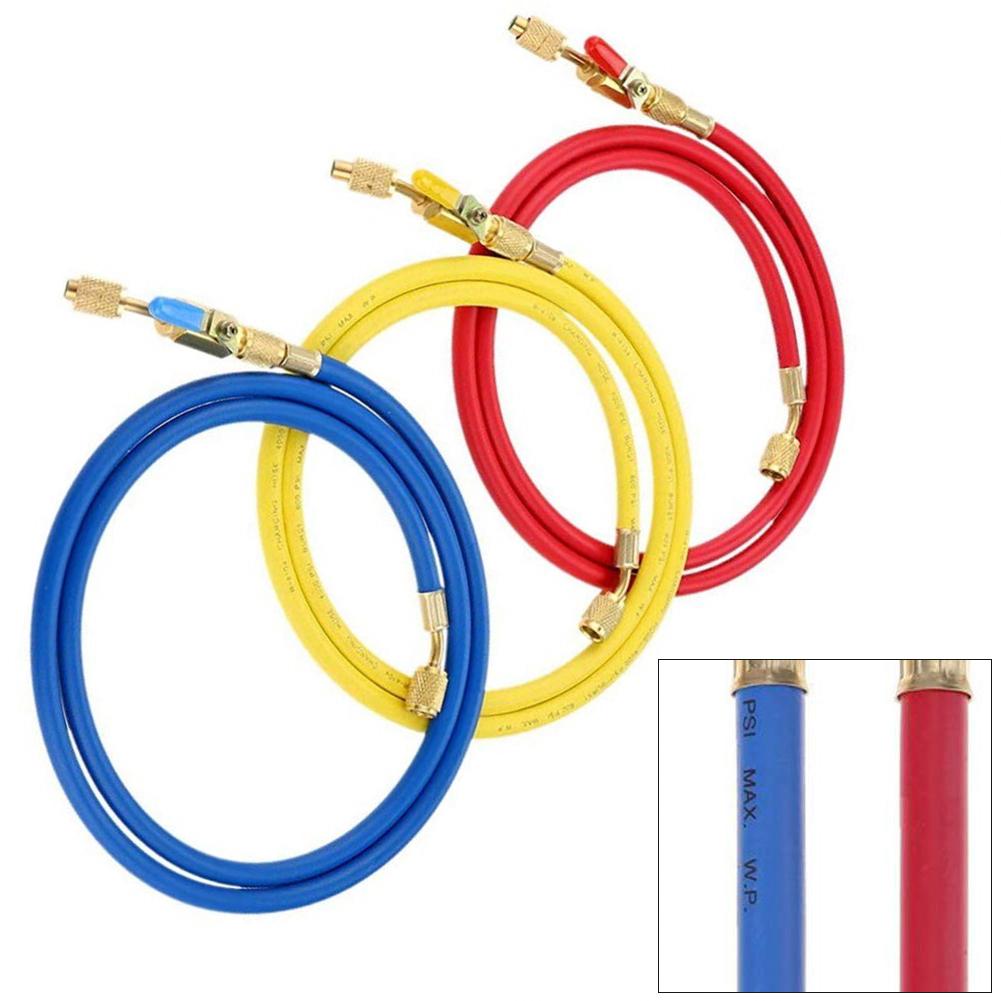 1 4-inch Hose Ball Valve Hose Convenient Length Options Efficient Draining Refrigeration Repair For Air Conditioning