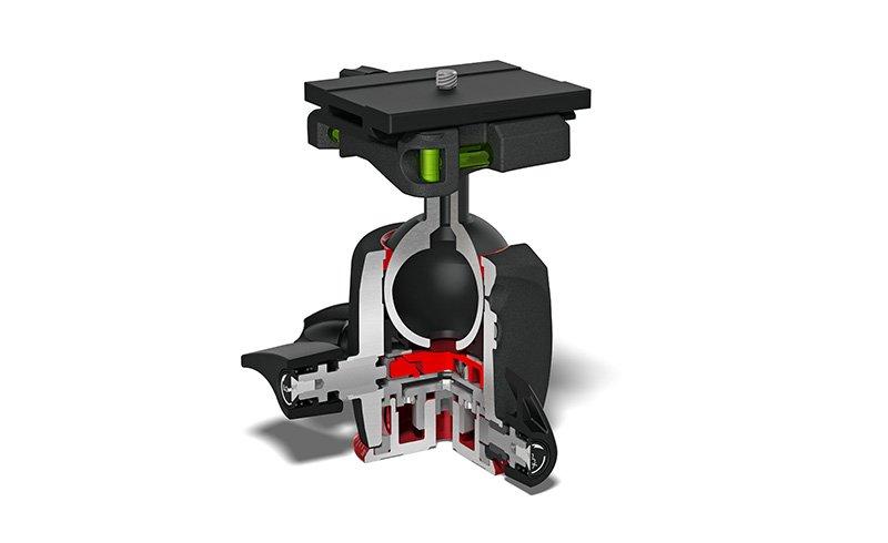 Głowica X-PRO kulowa z płytką RC2