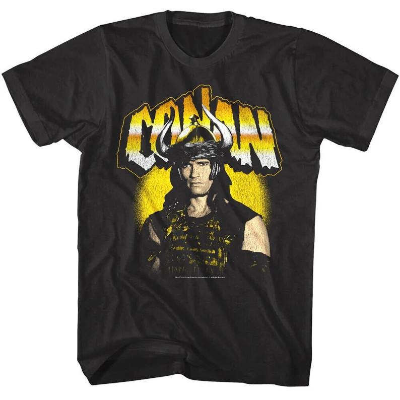 CONAN THE BARBARIAN T-Shirt Arnold Schwarzenegger Movie Poster Shirt XXL