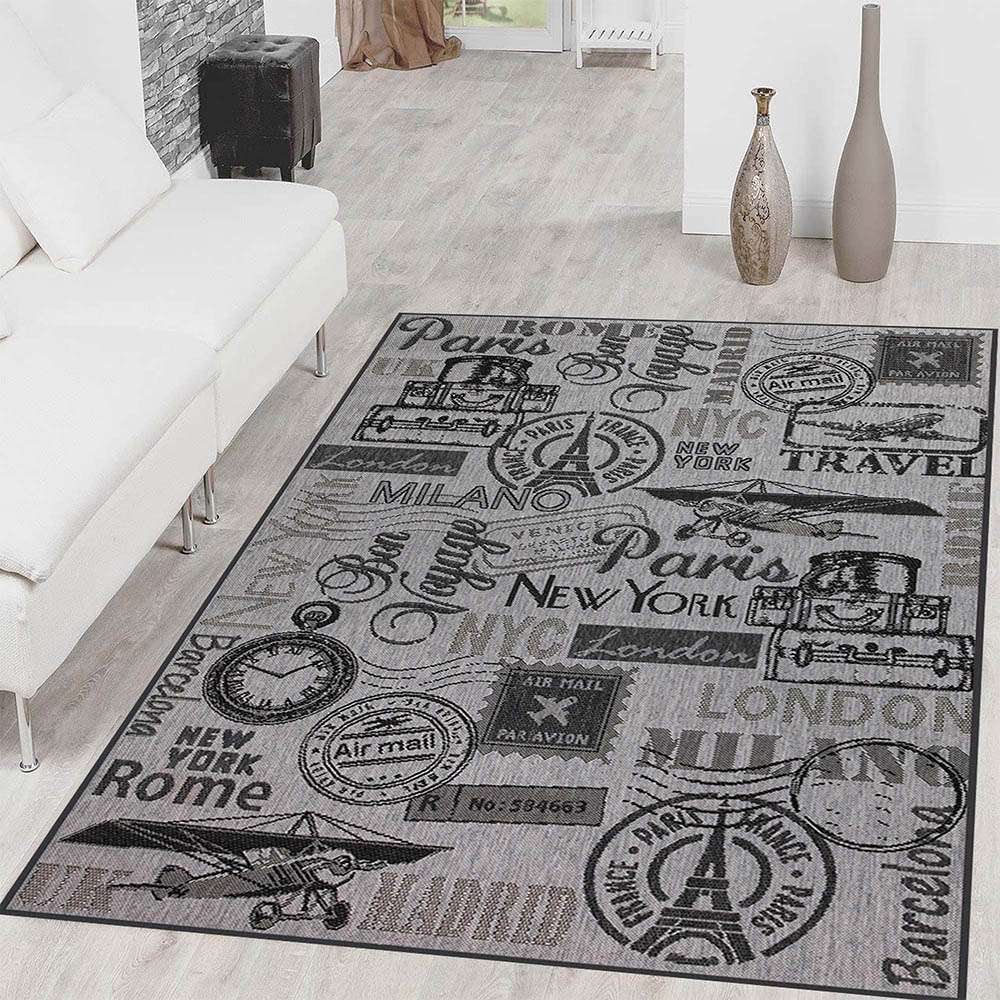 

Mosimoso Home RC406 Ковер с точечной подошвой и цифровой печатью 50x80 cm