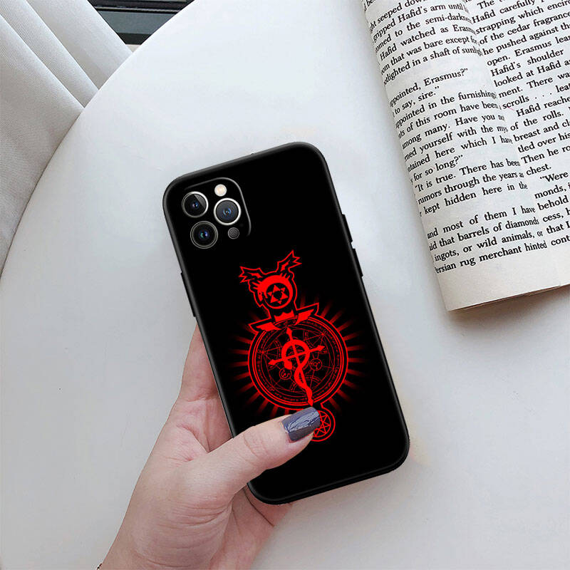 MH62 Fullmetal Alchemist Phone Shell Case for iPhone 7 8 11 12 13 14 15 16 17 16E XS Pro Max XR X SE Air