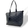 Used Large Tote Bag Signature Spade Flower Large Tote Signature Spade FlowerTote Bag Black/gray PVC/leather Women