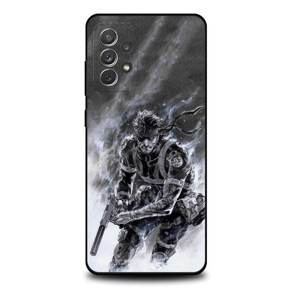 

Metal Gear Solid Phone Case For Samsung S25,S24,S21,S22,S23,S30,Ultra,S20,Plus,Fe,Lite,Note,10,9,5G Black Cover Samsung S235G