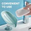 1/2PCS Soap Holder Leaf Shape Soap Tray Bathroom Shower Drain Soap Dish Soap Storage Container For Kitchen Bathroom Accessories