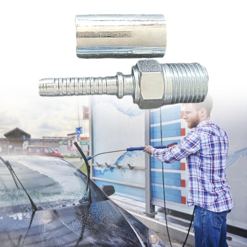 M14 Water Hose Coupling High Pressures Resistant Steel Materials Enhances Sealing Systems for Car Wash Systems