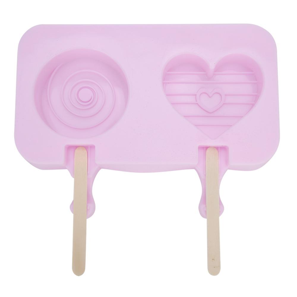 Food Grade Silicone Ice Cream Mold Reusable Kitchen Accessory DIY Ice Stick Mold Ice Cream Making