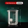 Large Capacity High Borosilicate Glass Measuring Cup Transparent Graduated Cup Heat-Resistant Multifunctional Beaker