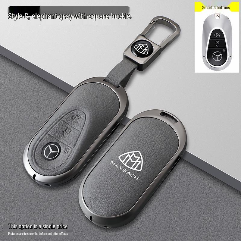 Maybach Model B Key Case - Elephant Grey
