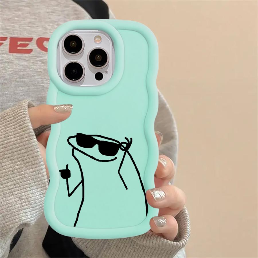 Line People Case for iPhone 8 14 XR 15 Plus 11 13 12 17 Air 16 Pro Max Soft Phone Cover