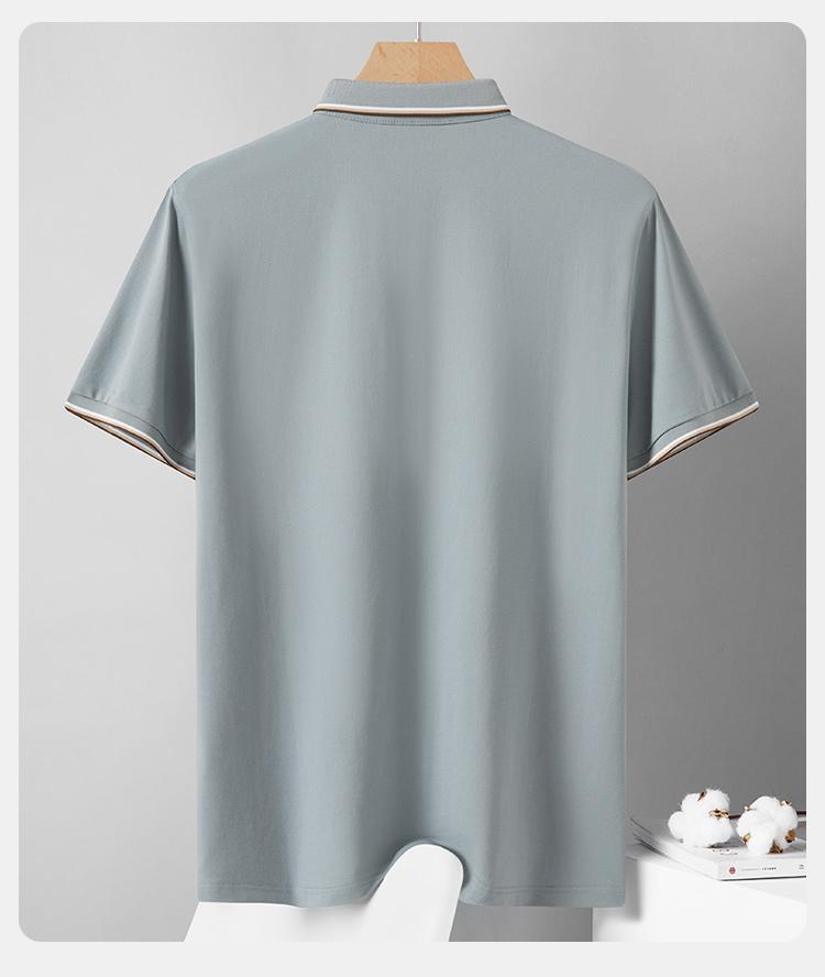 Summer Business and Leisure Men's Short-sleeved T-shirt Polo Shirt