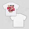 Kpop Boy Band Cartoon Graphic 100%Cotton Unisex Shirt ARMY Fan Gift 2026 Men's Women's Korean