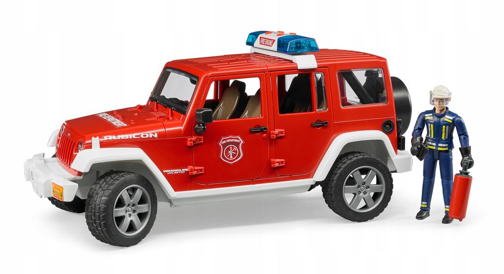 Jeep Wrangler Fire Truck BRUDER 02528 Profi Series 1:16