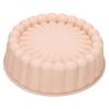 Silicone Cake Pan Round Flower Shape Baking Mold 7.9 Inch Non Stick Mold for Cheesecake Chocolate Cake Strawberry Cake Oven Safe Bakeware