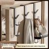 Over-the-Door Metal Coat & Bag Hook Rack for Hats and Bags