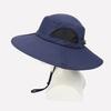 Outdoor bucket hat embroidered print pattern travel hat big eaves sun hat