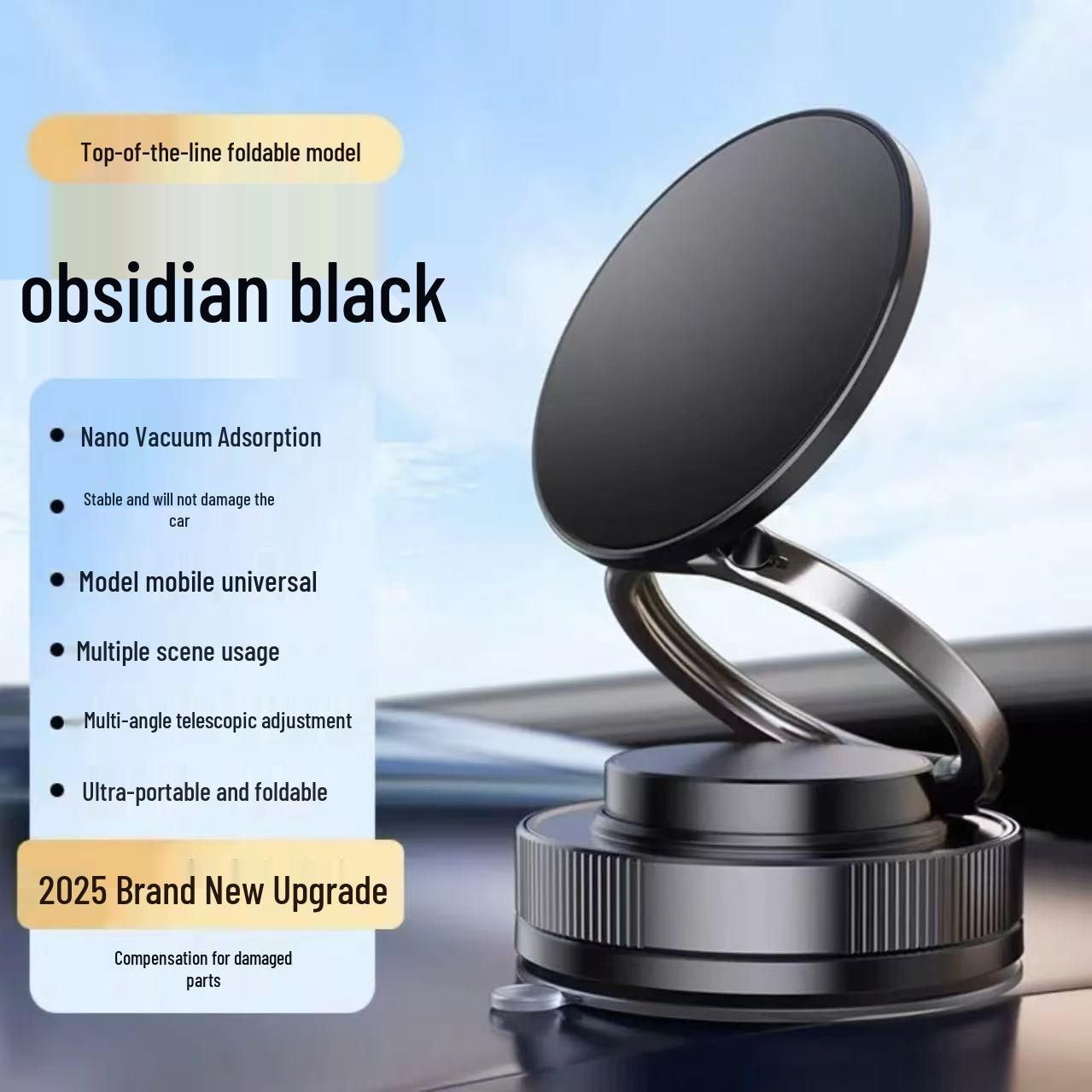 

Vacuum Magnetic Car Phone Holder for Dashboard and Console