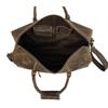 Brown Vintage Leather Duffel Bag Mens Buffalo Travel Weekend Luggage Carry On BG