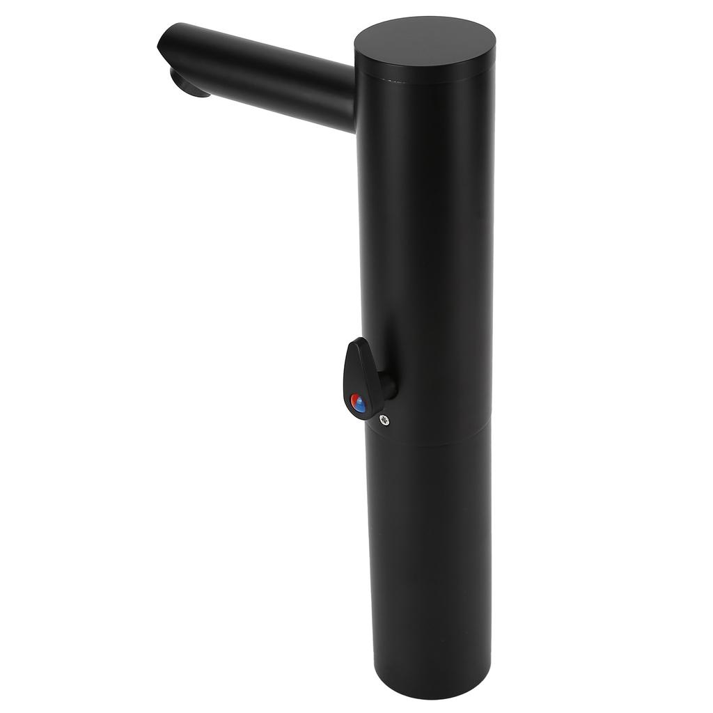Automatic Sensor Faucet Brass Touchless Faucet with Hot and Cold Integration Black for Kitchen and
