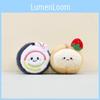 Charming Hamburger Plush Keychain With Assorted Food Designs Cute Stuffed Toy Gift
