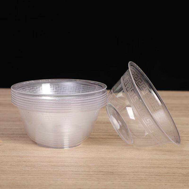 Yudefeng Disposable Transparent Thickened Snack & Soup Bowls