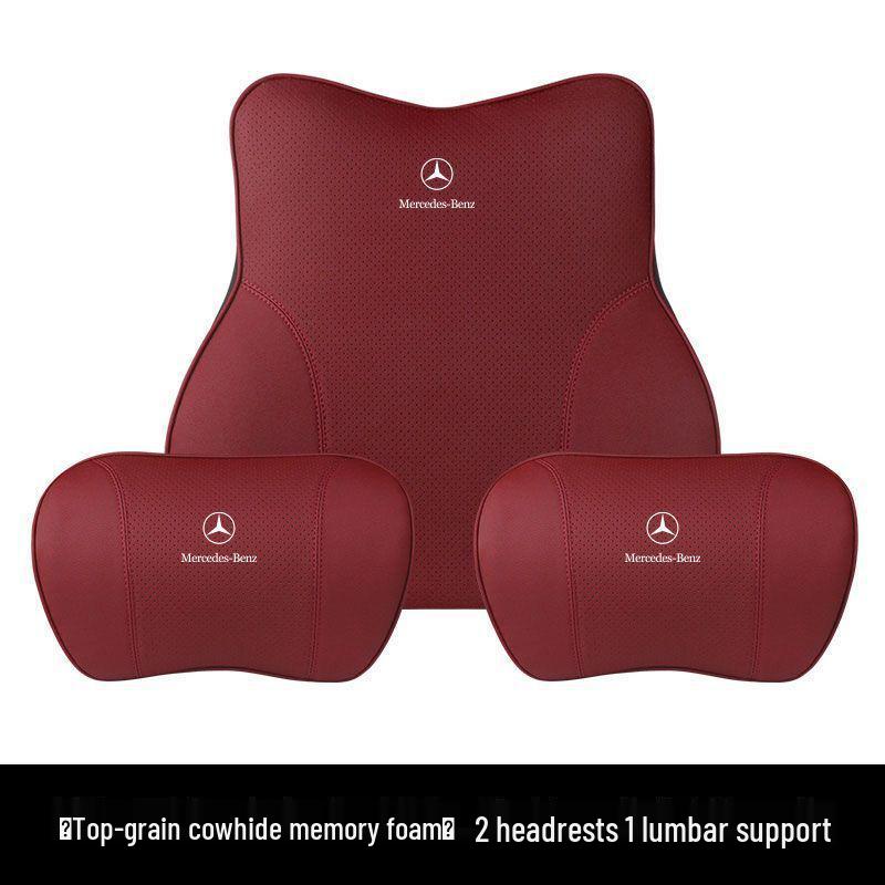 Compatible with Mercedes-Benz S-Class, C-Class, E-Class, E300L, C260L, GLC, and Maybach headrests and neck supports.