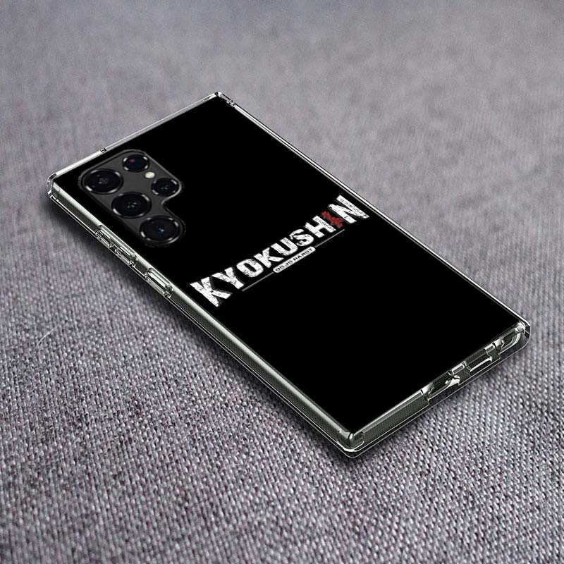 

Oyama Kyokushin Karate Phone Case For Samsung Galaxy S24 S23 S21 S20 FE S22 S26 Ultra S25 Edge S10 Plus Cover Clear TPU Capa She Samsung S25 Ultra