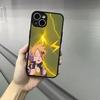 Denki K-Kaminari Phone Case For Iphone 17 16 15 14 13 12 Pro Max Xr Air Plus Skin Feel Black Hard Shell Cover