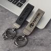 Leather Car Key Ring Keychain for Toyota Rav4 Prado Corolla CHR Avalon Highlander Tacoma Hilux Previa Avensis Camry Land Cruiser