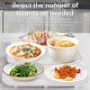 Electric Heating Plate Food Warmer Mat Silicone Dining Table Fast Warming Food Coffee Heater Tray Foldable Food Warming Plate