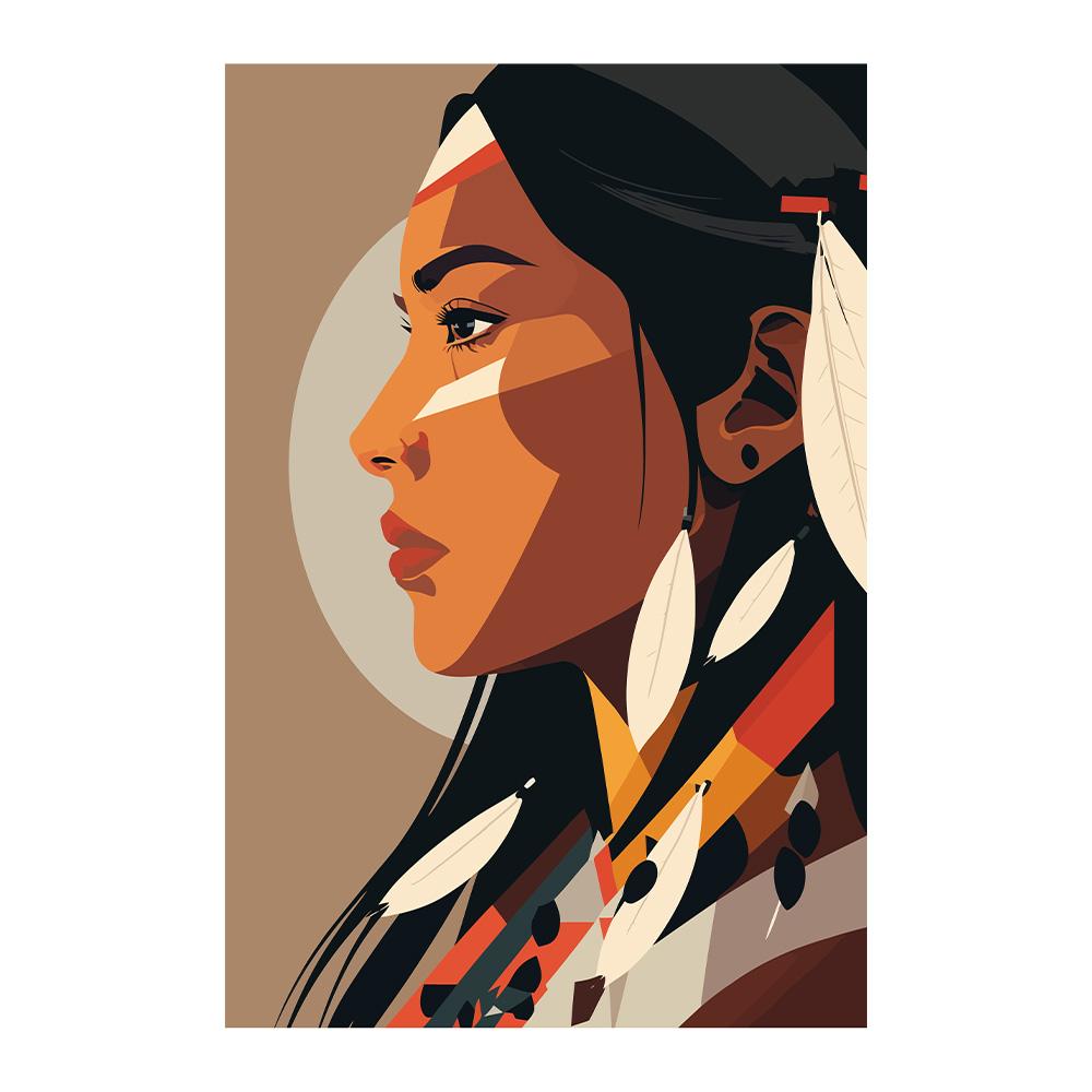 

Африканская женщина Абстрактное искусство Картины на холсте Африканская девушка Африканское искусство Постеры и принты Настенные художественные картины для декора гостиной 20x30cm