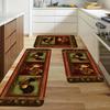 1Pcs Anti Fatigue Kitchen Rugs, Striped Print Waterproof Non-Slip Thick Cushioned Kitchen Mat Heavy Duty Comfort Standing Mat for Kitchen