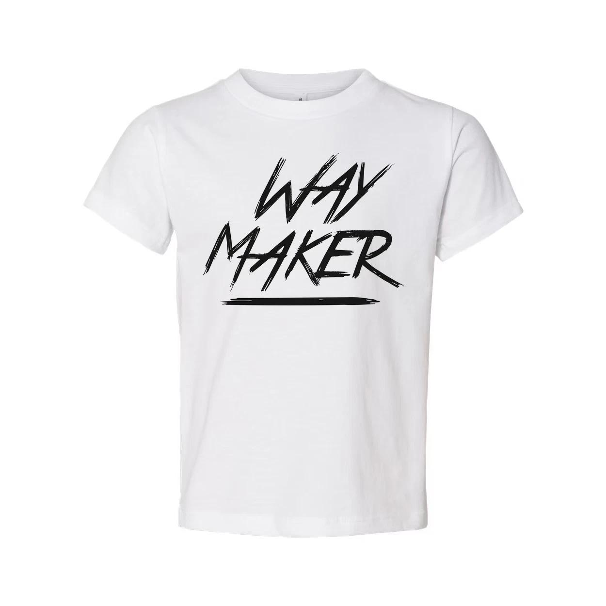 Way Maker Graphic T Shirt For Christians Unisex Faith Tee With Bold Brushstroke S