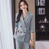 Women's Summer Suit: Elegant Hotel Manager Professional Attire, High-End Small Blazer, Formal Wear