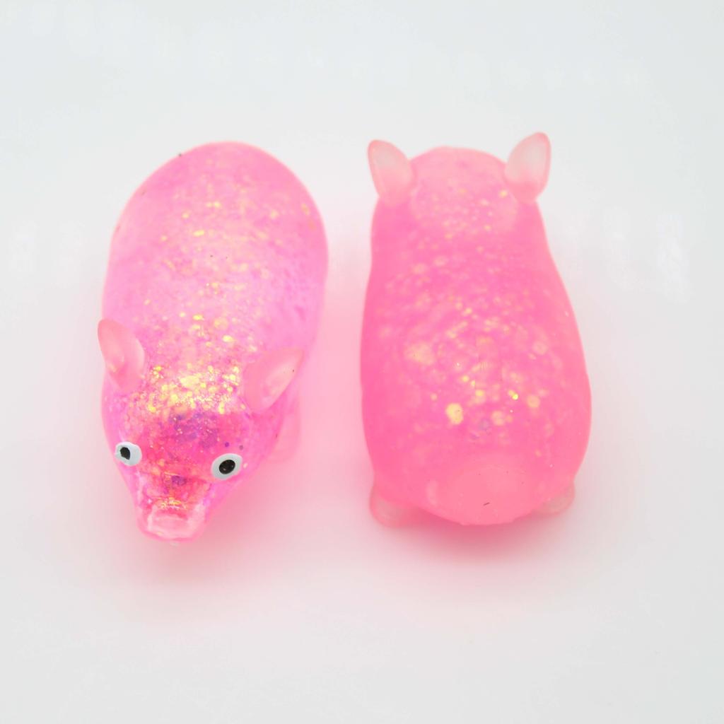 Color Sequins Malt Syrup Pressure Ball Squeeze Adult Stress Relief Pinch Soft Toy Fun Slow Rebound Anti-Stress Kids Gift