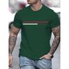 Men's Summer Short Sleeved T-shirt 100% Cotton High Street Loose Fashion High Quality Short Sleeve Loose Sports Shirt