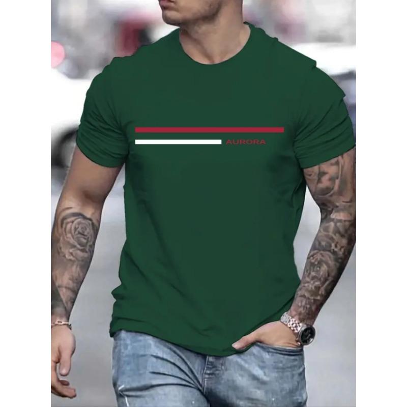 Men's Summer Short Sleeved T-shirt 100% Cotton High Street Loose Fashion High Quality Short Sleeve Loose Sports Shirt