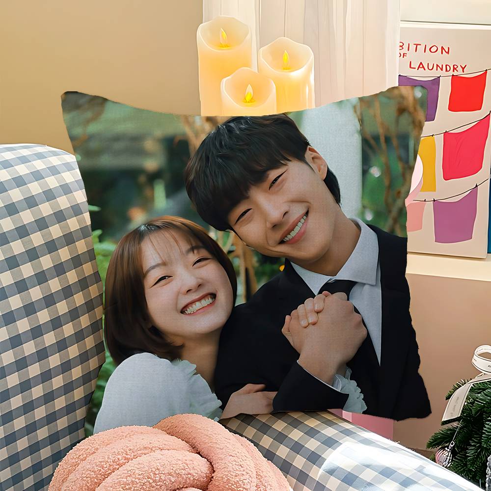 

Популярные корейские дорамы Мистер Офис Наволочка для подушки-подушки Чехол для автомобильной подушки 45X45 см Наволочка для поясничной подушки Наволочка для диванной подушки 12x12Inch