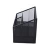 Desk Organiser Metal Mesh Office Table Organiser with Drawer for Books Pens Stapler Folder Clips