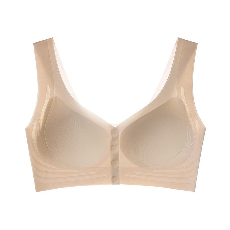 

Новое креативное бесшовное нижнее белье с застежкой спереди, женское, с сильной поддержкой, не сдвигается, без косточек, большой размер, бра-ковер XXXL