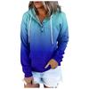 Fashion Women   And Winter Printed Long Sleeve Pullover Casual Tops