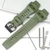 Rubber Strap For Casio G-Squad GBD-H1000-1A7JR Men's Strap GBD-H1000 GBD H1000 Replacement Bracelet