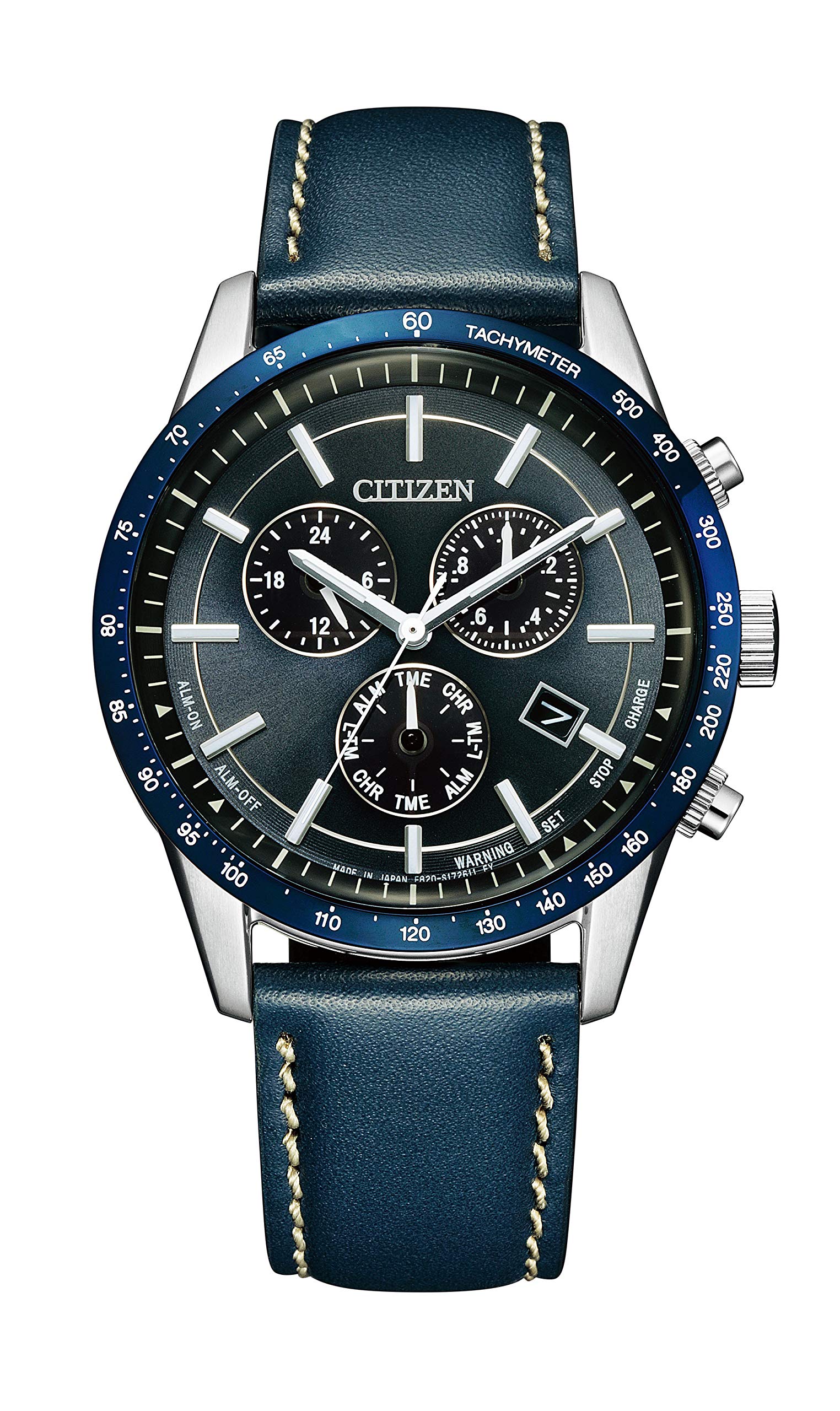 

Citizen Chronograph Blue Eco-Drive Watch, BL5490-09M, Men s, синій