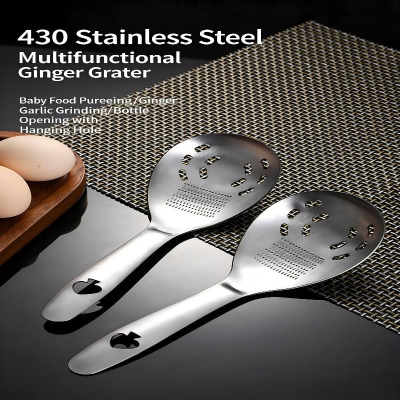 Potato Masher with 3 in 1 Design Includes Slotted Spoon Egg Separator For Efficient Multi Purpose Kitchen Cooking