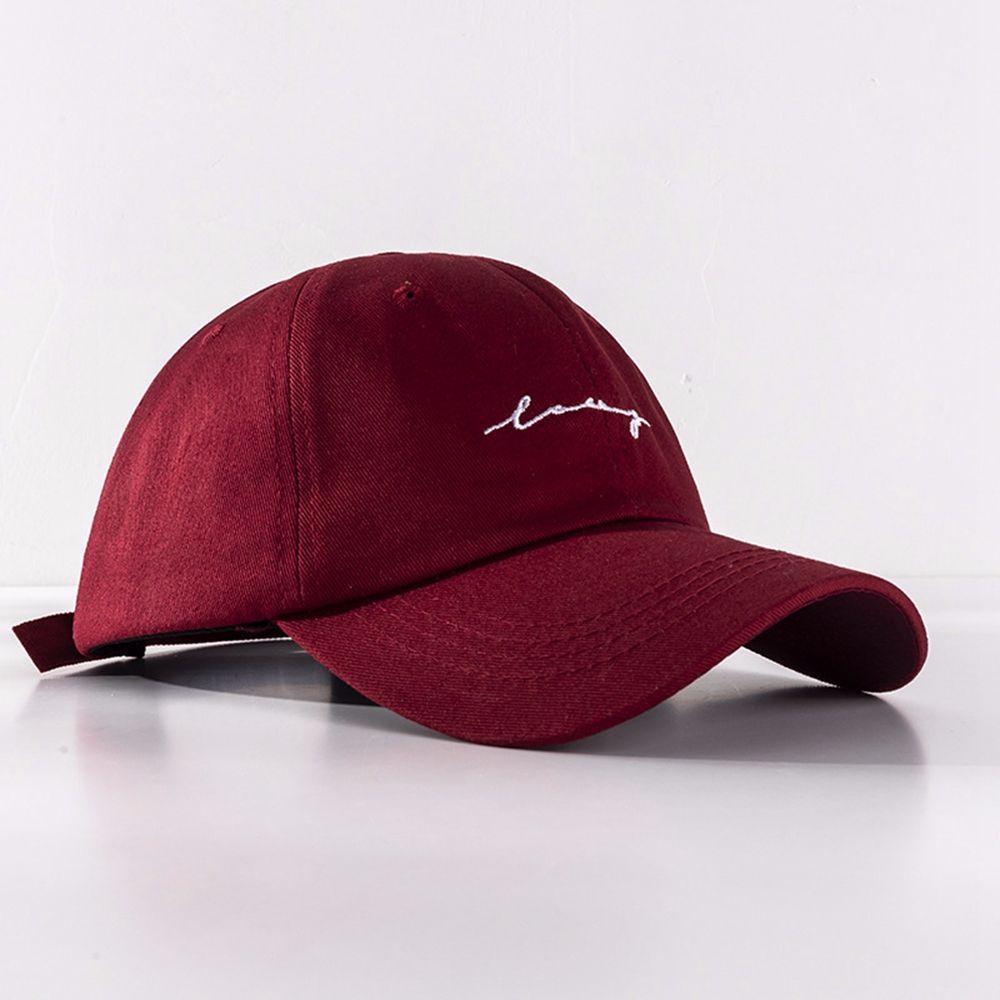 Simple Women Snapback Cotton Hop Hip Summer Letter Caps Embroidery Sun Hats Baseball Caps