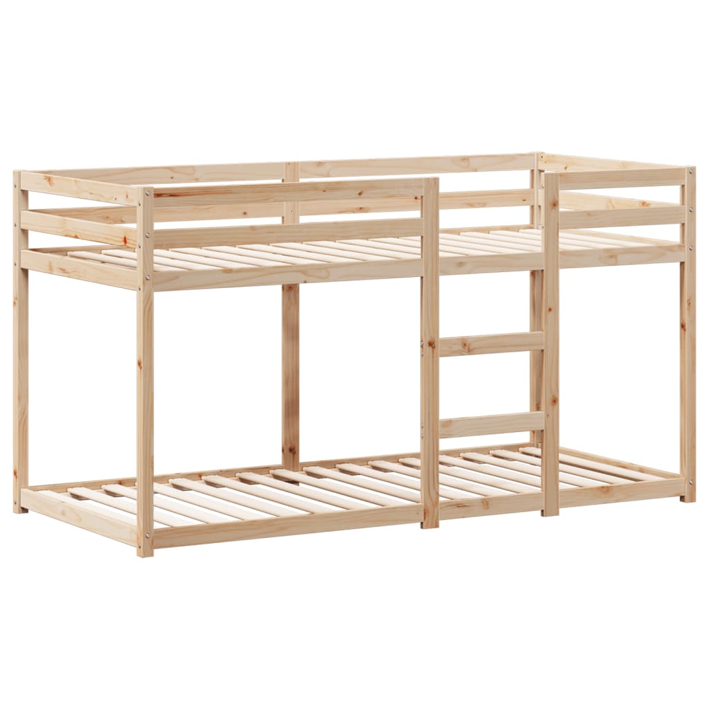 Bunk Bed Without Mattress 90 X 190 Cm Solid Pine Wood