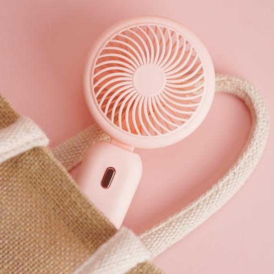 Folding Handheld Fan 3 Speed Adjustable USB Rechargeable Summer Cooling Fan Portable Outdoor Travel Mini Personal Fan