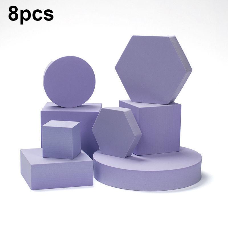 Creative Hard Foam Geometric Cube Life Photo Material Three-dimensional Ornaments Photography Props Makeups Cube Photoshoot
