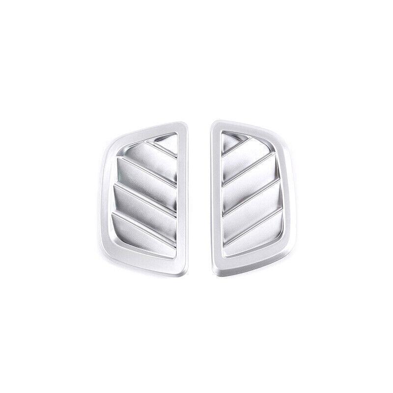 For Range Rover Evoque - Matte Silver Console L&R Air Outlet Vent Trim