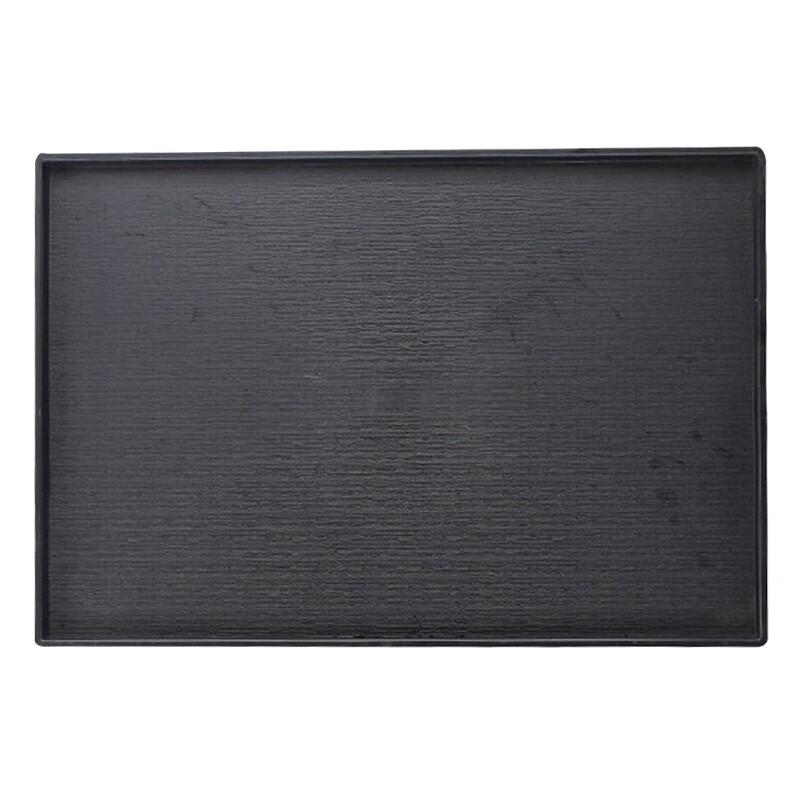 Rectangular Wood Grain Non-slip Plastic Serving Tray