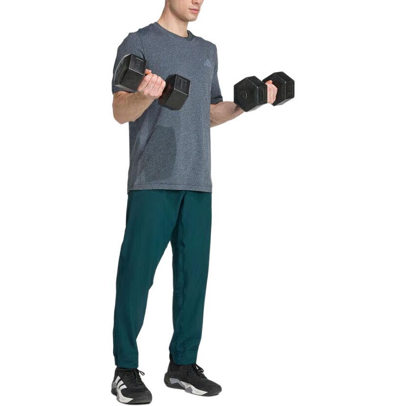 Adidas Tr-Es St Round Neck Pullover Simple Solid Color Short Sleeve T-Shirt Men Tops JX2785